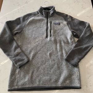 Patagonia is better sweater grey LARGE